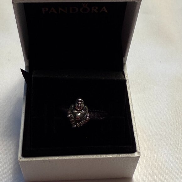Pandora Authentic Sterling Silver Buddha Charm #790478 retired - Picture 1 of 2